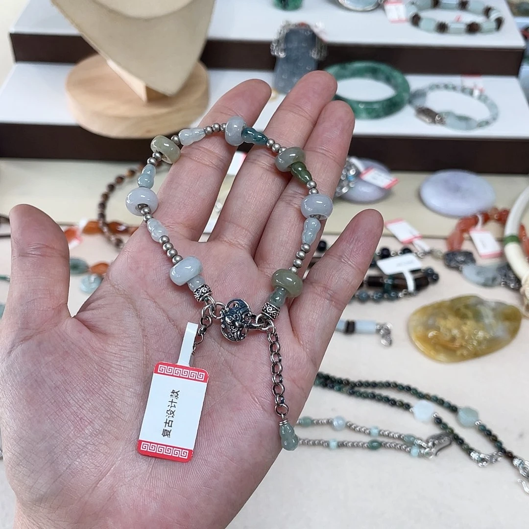 足银皮质925银手链银配饰