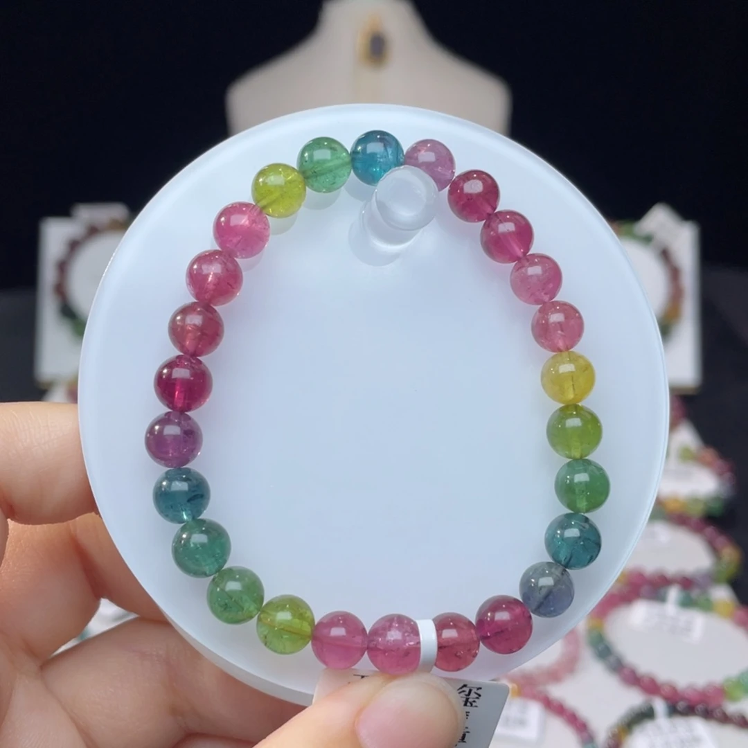 未镶嵌手串碧玺7.2mm±