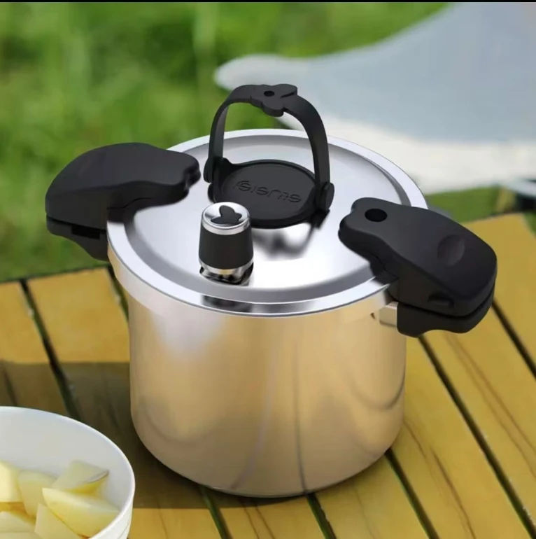 迷你高压锅自驾户外露营便携防爆不锈钢小压力锅通用