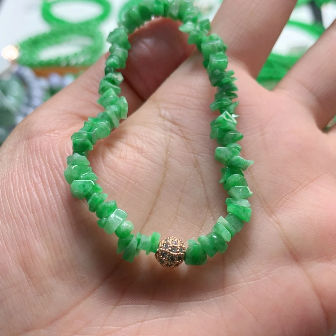 翡翠未镶嵌手链翡翠