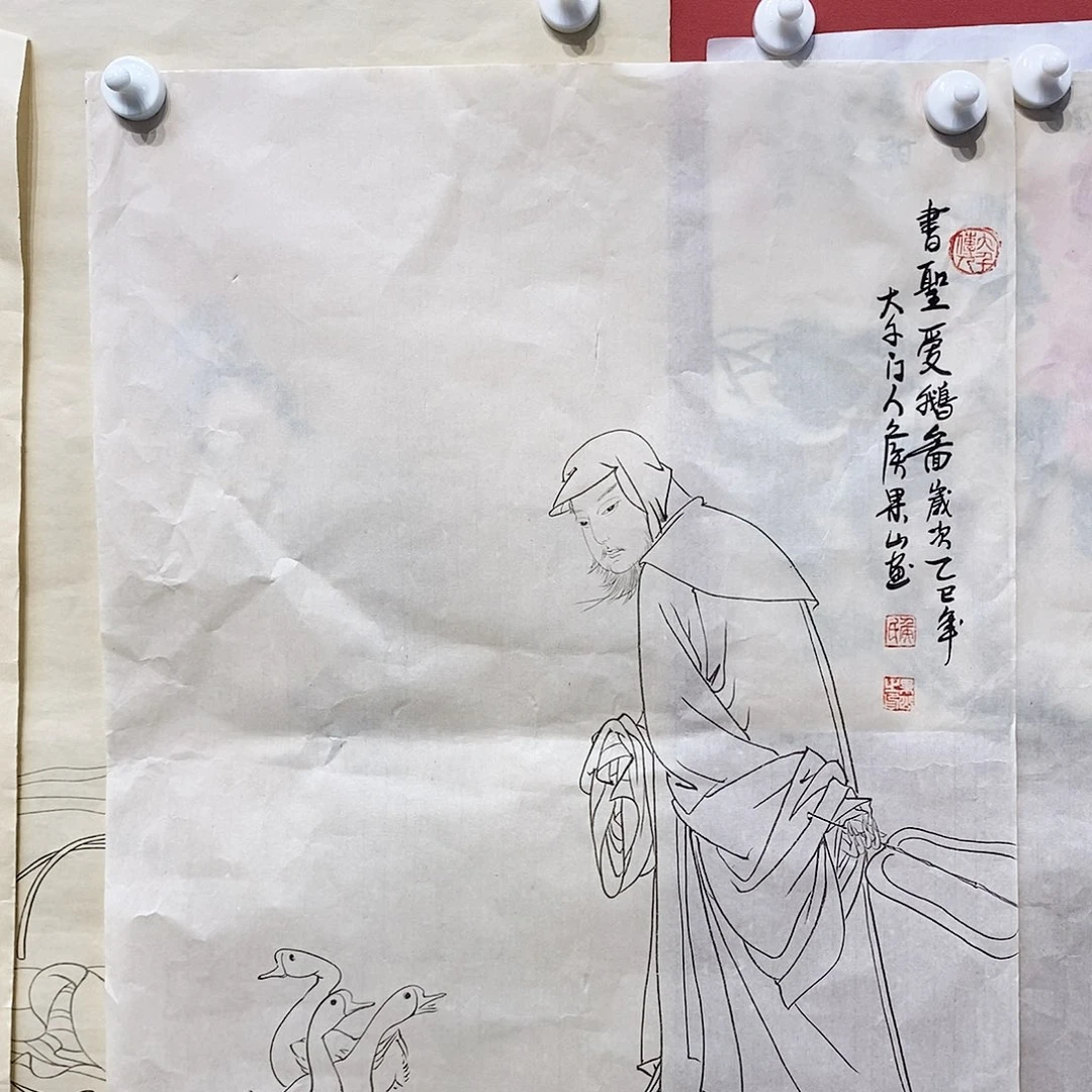 国画大风堂嫡传-侯果山老师作品路