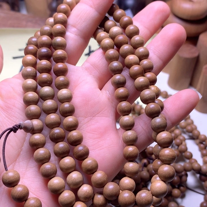 檀香木手串/手链檀香0.8/108微瑕