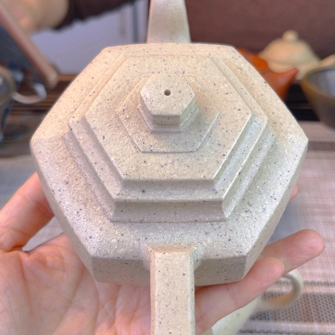 大***成茶壶紫砂白玉段240cc