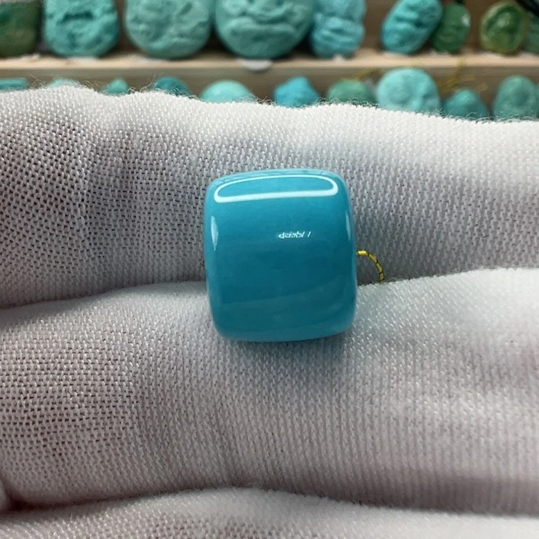 未镶嵌绿松石直切珠12.1x10.1mm