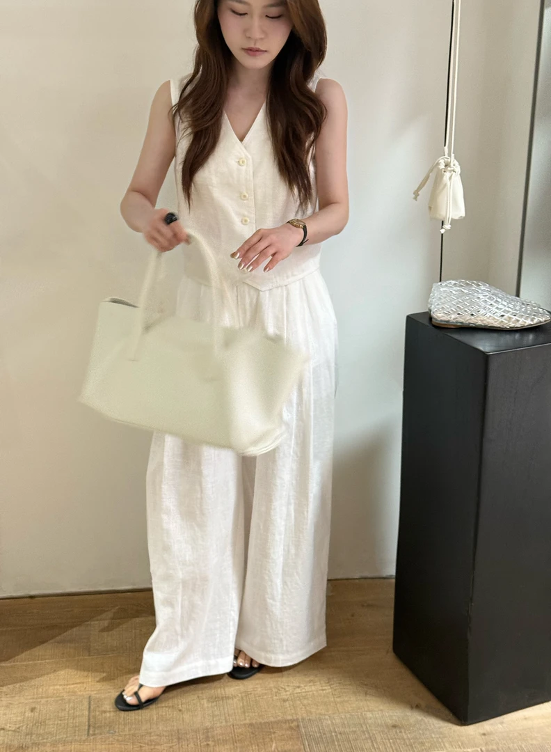 【香姐推荐】【55202+55202-1】不建议机洗夏季时尚新款棉麻套装显瘦