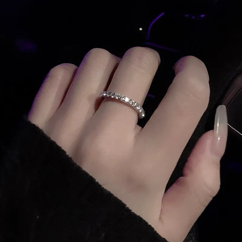 实验室培育钻石【满天星排戒】轻奢单戴叠戴时尚日常款钻戒