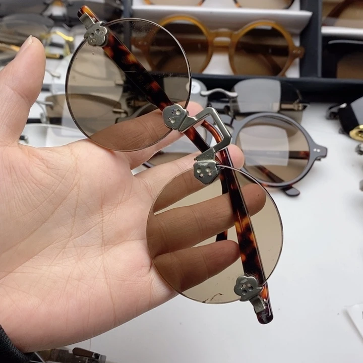 天然水晶石头眼镜