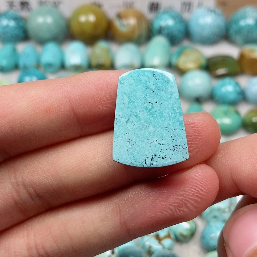 未镶嵌绿松石珠宝半成品