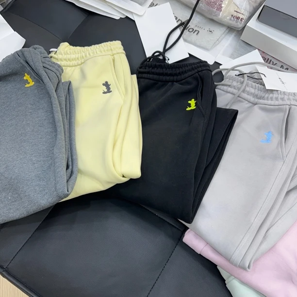 春秋款束脚裤卫裤女长裤针织休闲裤