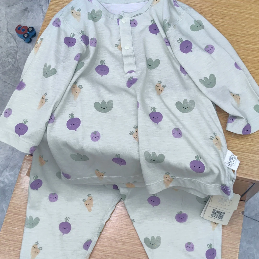 竹签棉9分裤9分袖空调服家居服睡衣