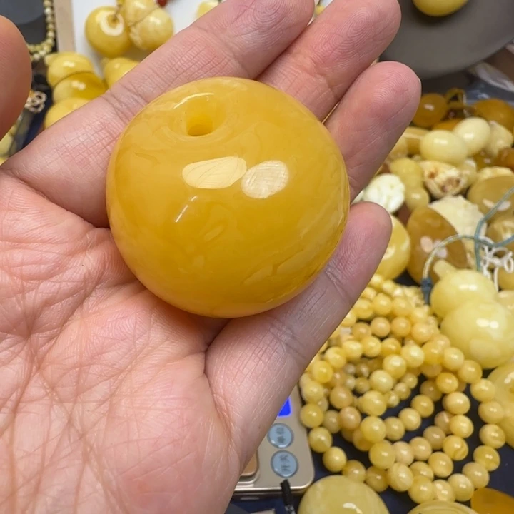 蜜蜡未镶嵌颈饰天然蜜蜡