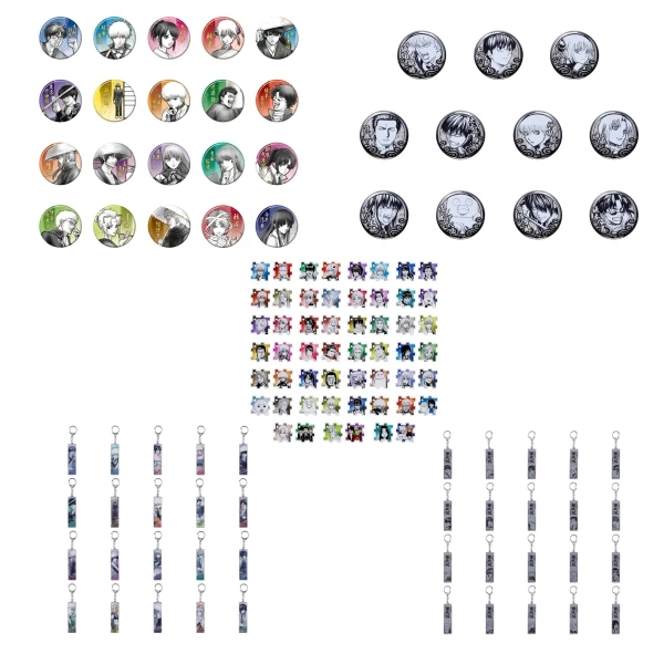 【银魂】20周年原画展 原画/雕金吧唧 拼图/钥匙扣挂件 盲盒（代拆）