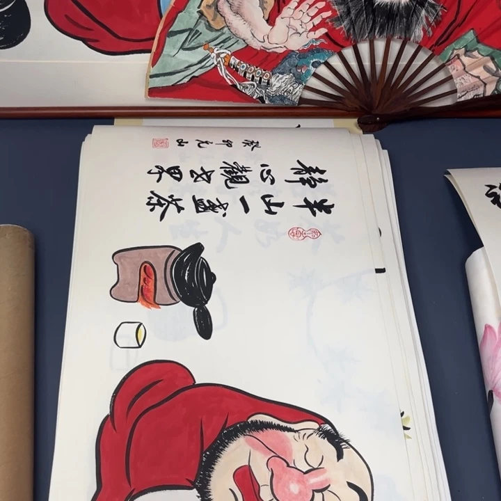 国画禅意画纯手绘作品