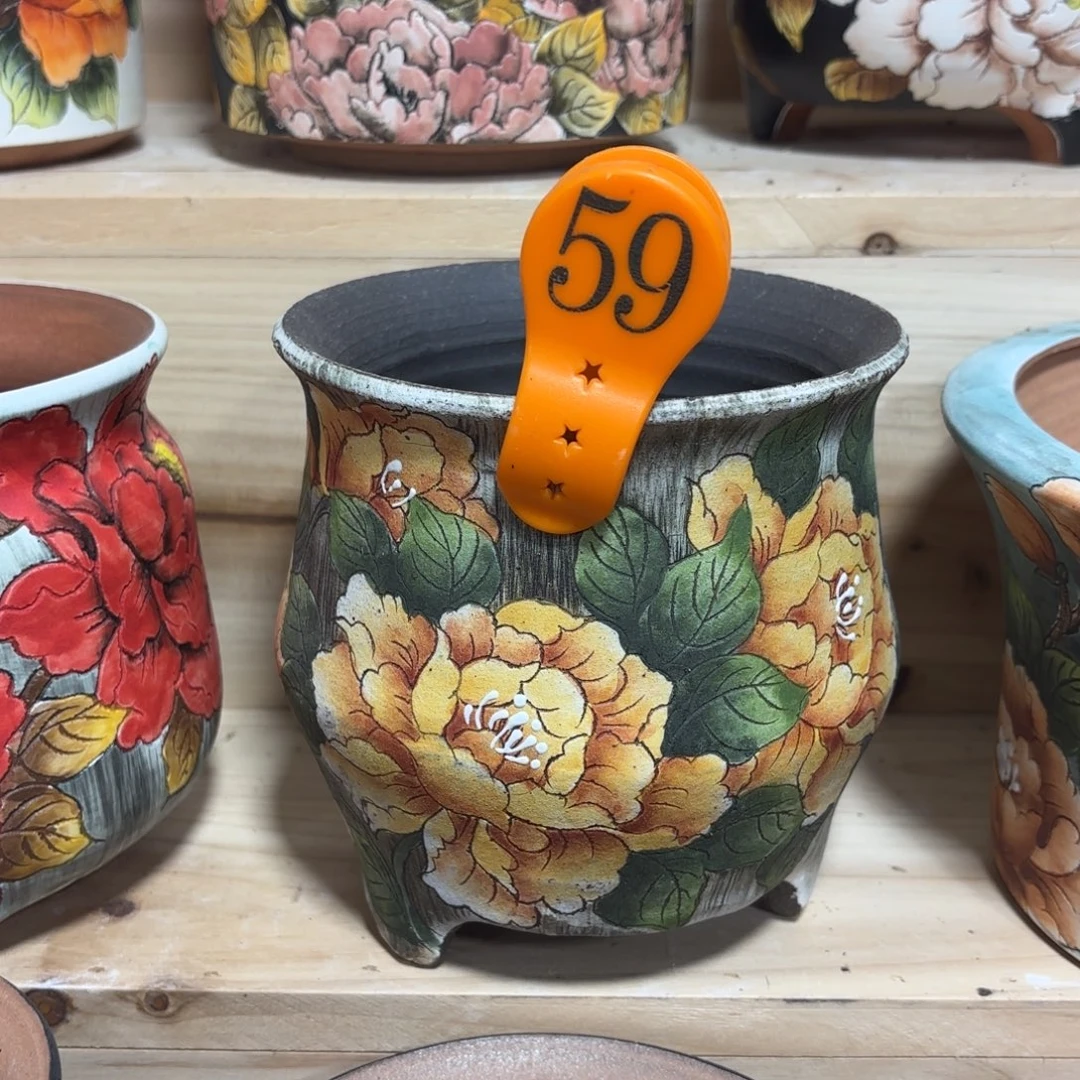 景德镇手绘花盆陶瓷12/13