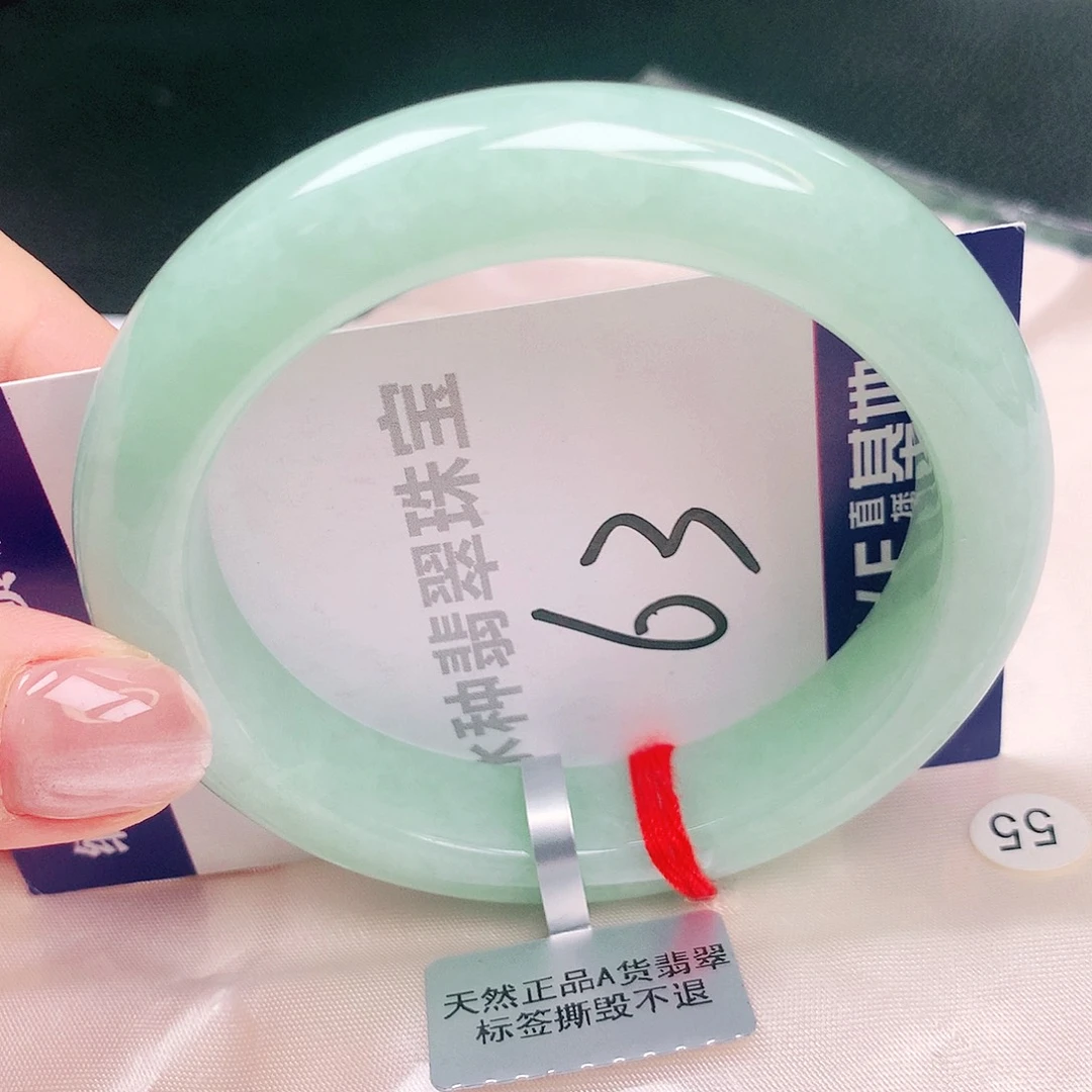 翡翠未镶嵌手镯缅甸天然a货翡翠