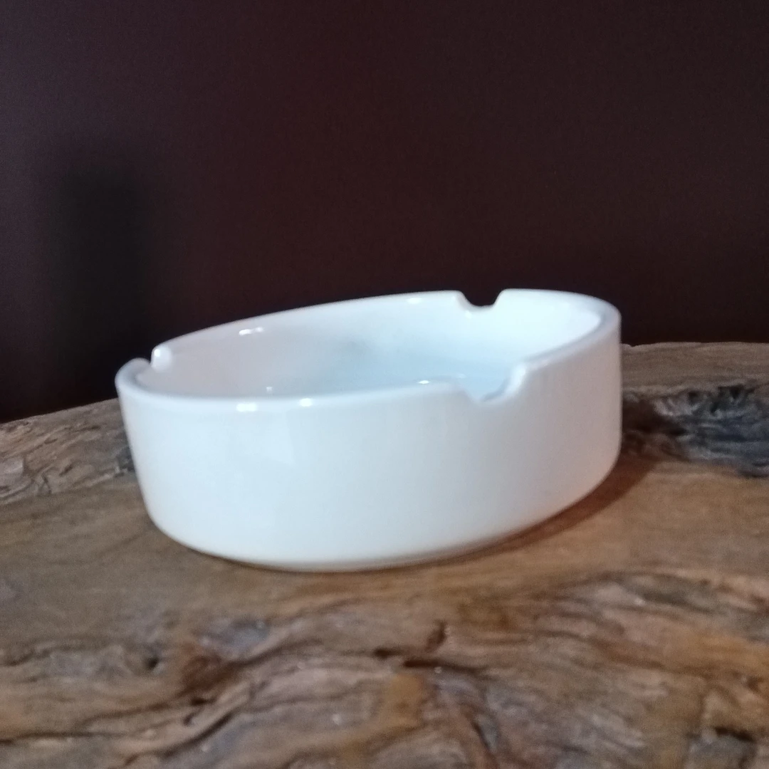 景德镇高温白瓷烟灰缸