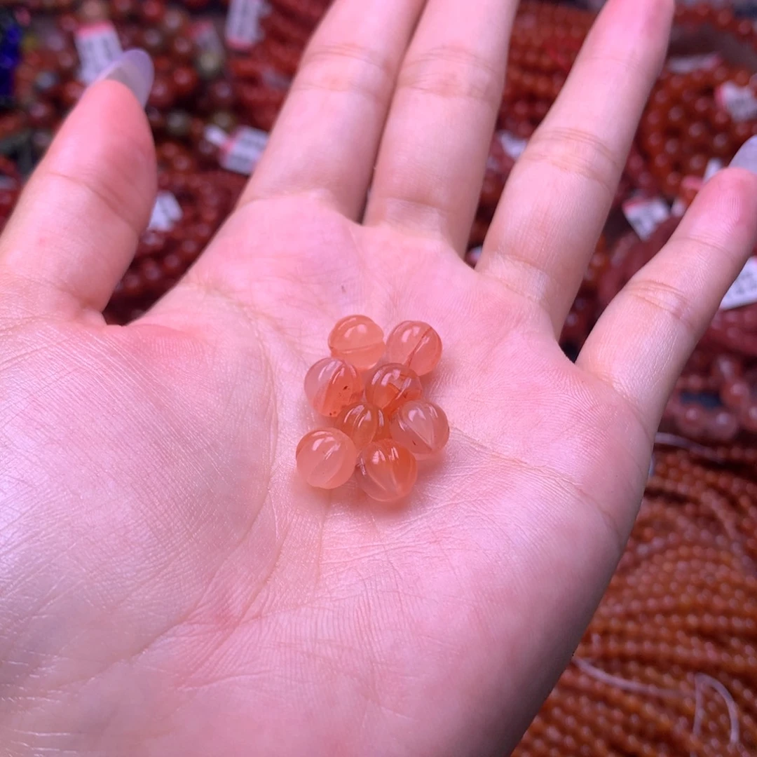 未镶嵌手链南红玛瑙2号南瓜珠卡8