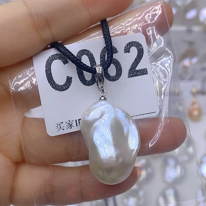 淡水珍珠颈饰银S925镶嵌