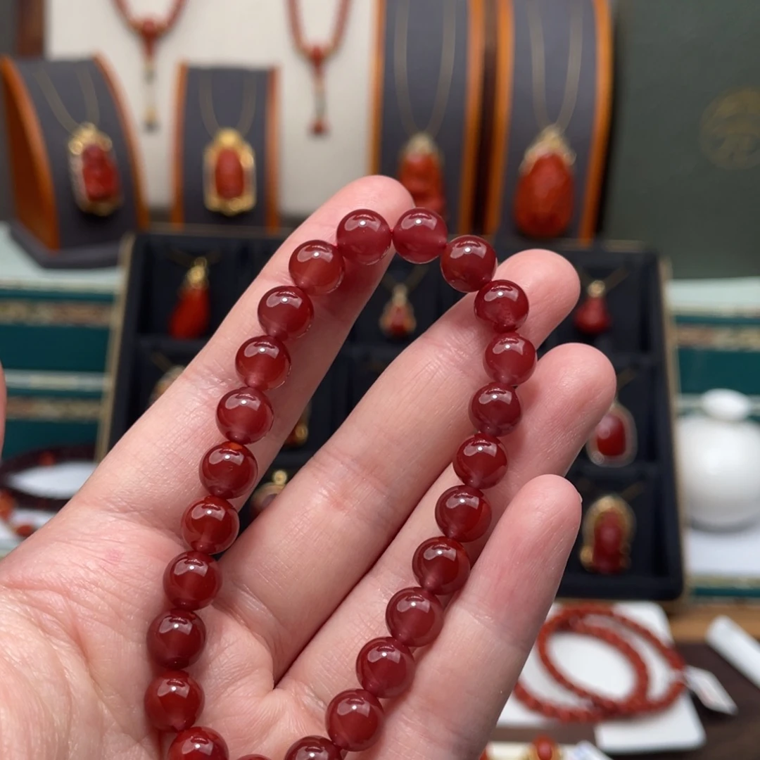 南红玛瑙未镶嵌配饰