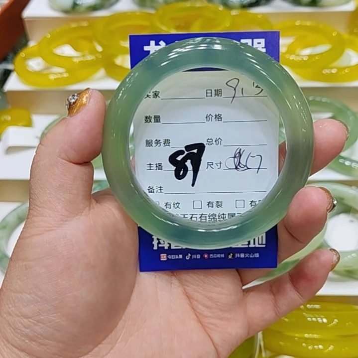 【闪购商品】未镶嵌岫玉手镯快****⭐岫玉