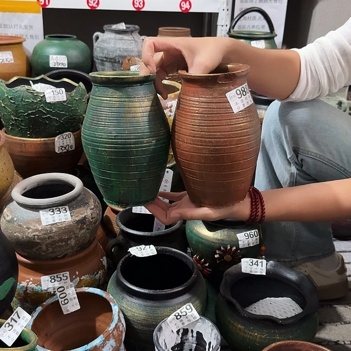 瑕疵金色一对988高度20口径10