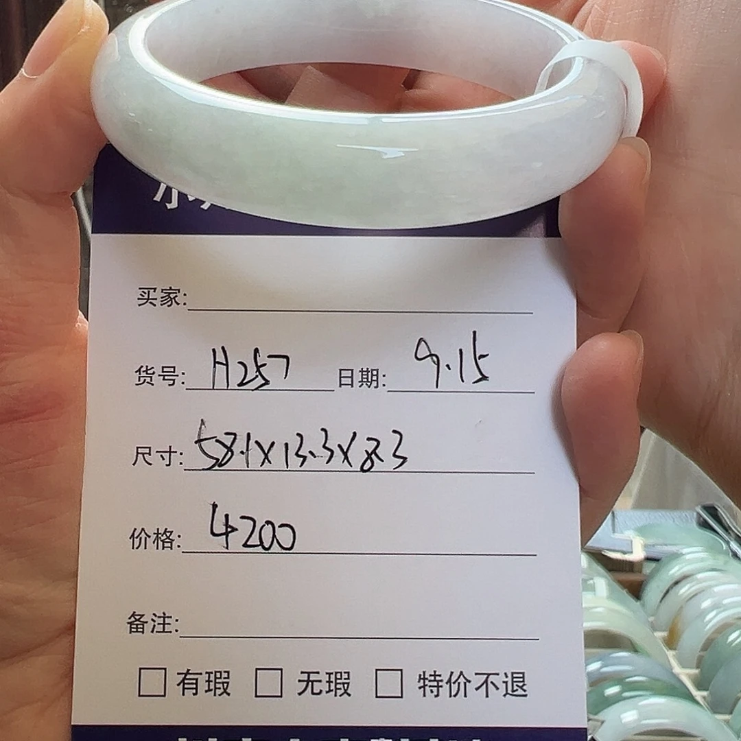 未镶嵌手镯翡翠天然翡翠手镯
