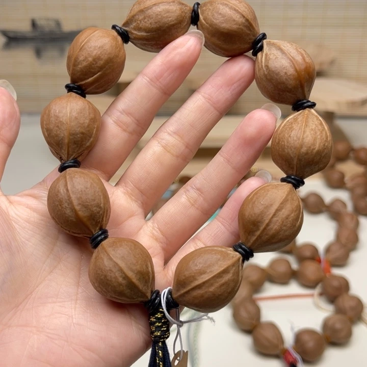 R***橄榄核手串/手链20.5 27精品梅林铁核