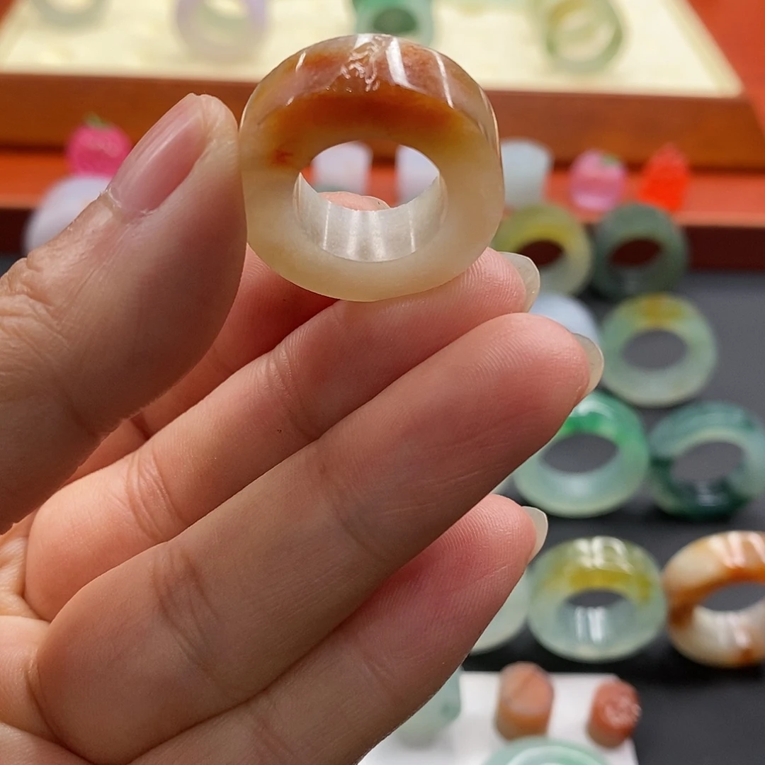 定制翡翠未镶嵌6-13圈口