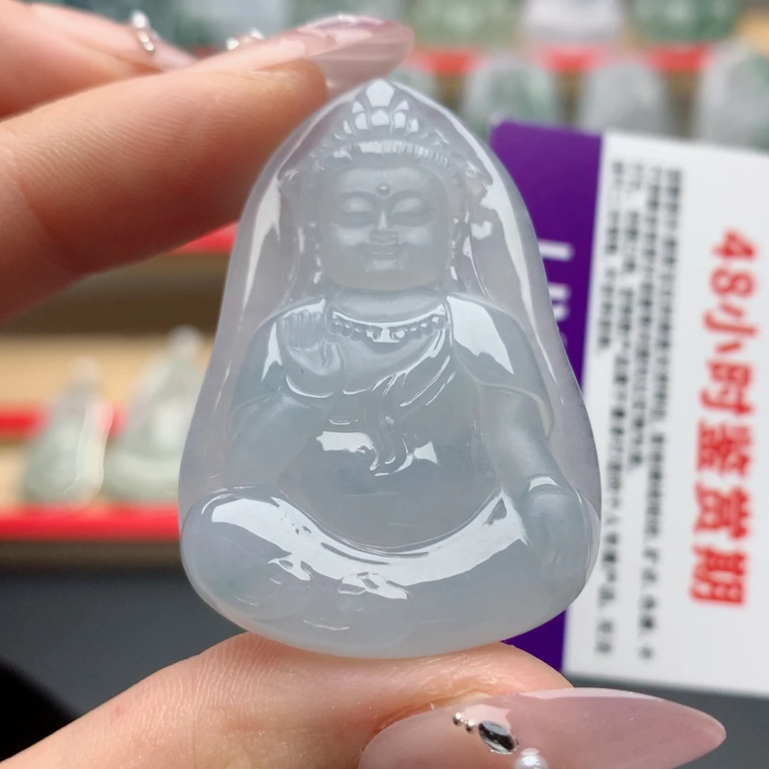 颈饰未镶嵌翡翠宝宝观音