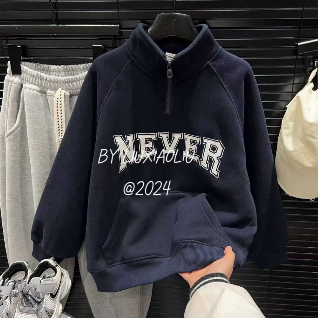 杭州六小六正版 BY LIUXIAOLIU冬季儿童加绒卫衣15251