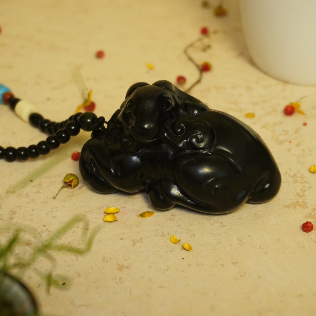 20世纪和田墨玉羊/HY054372/金玉良缘/槐荫山房