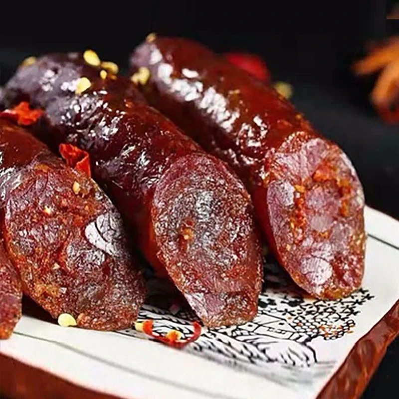 正宗麻辣香肠五香腊肠货特产风干烟熏腊肠香辣烤肠原味五香麻辣味