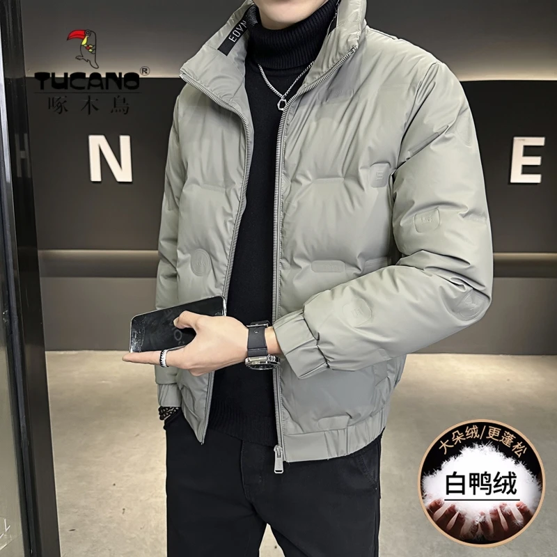 TUCANO/啄木鳥2025年新款保暖立领男士短款时尚百搭潮流男羽绒服