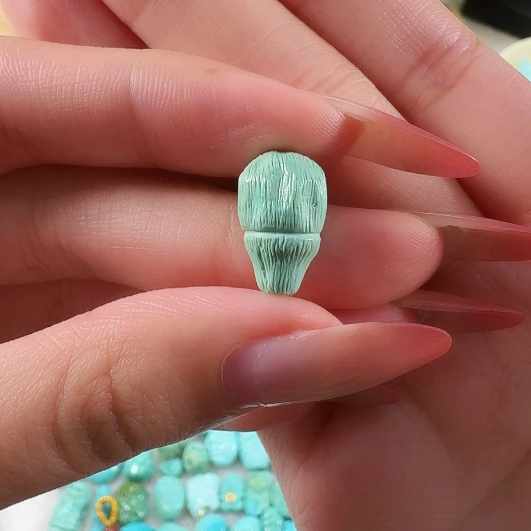 绿松石未镶嵌吊坠(不含链)三通