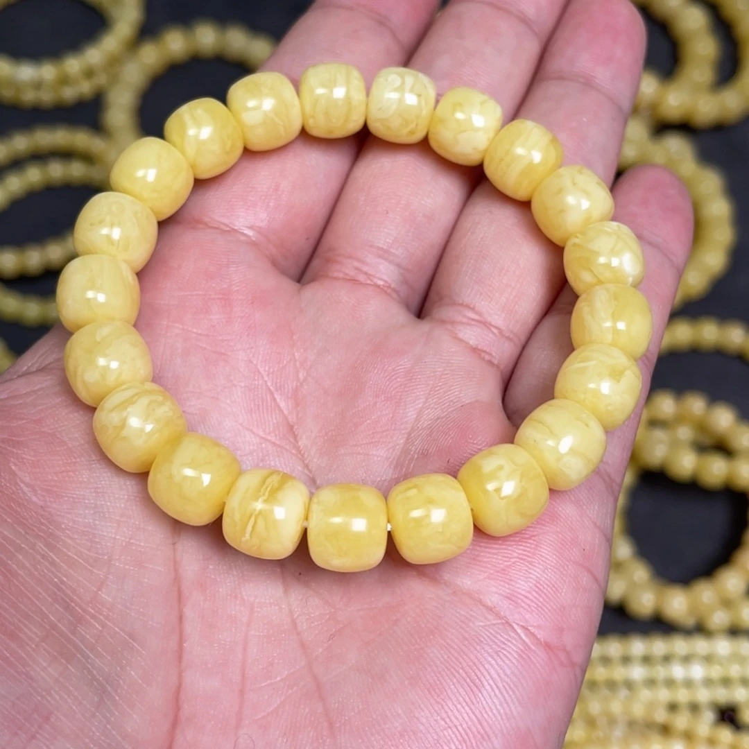 蜜蜡未镶嵌裸石蜜蜡手串10.3mm