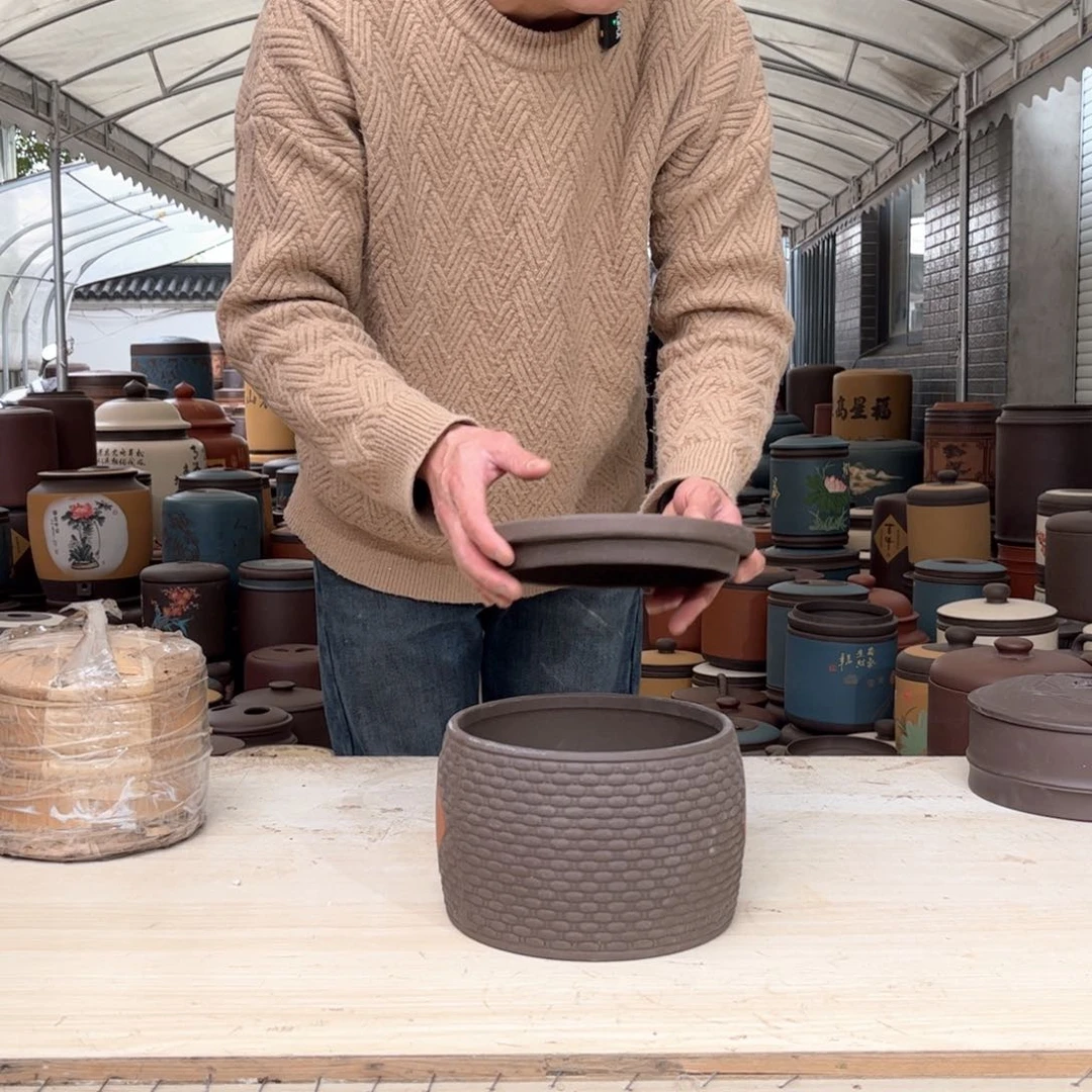 紫砂茶叶罐5 饼茶叶罐