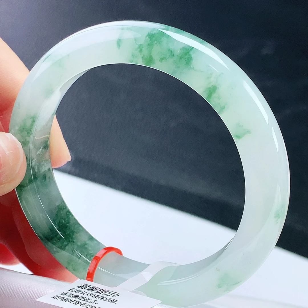 未镶嵌手镯翡翠55圈