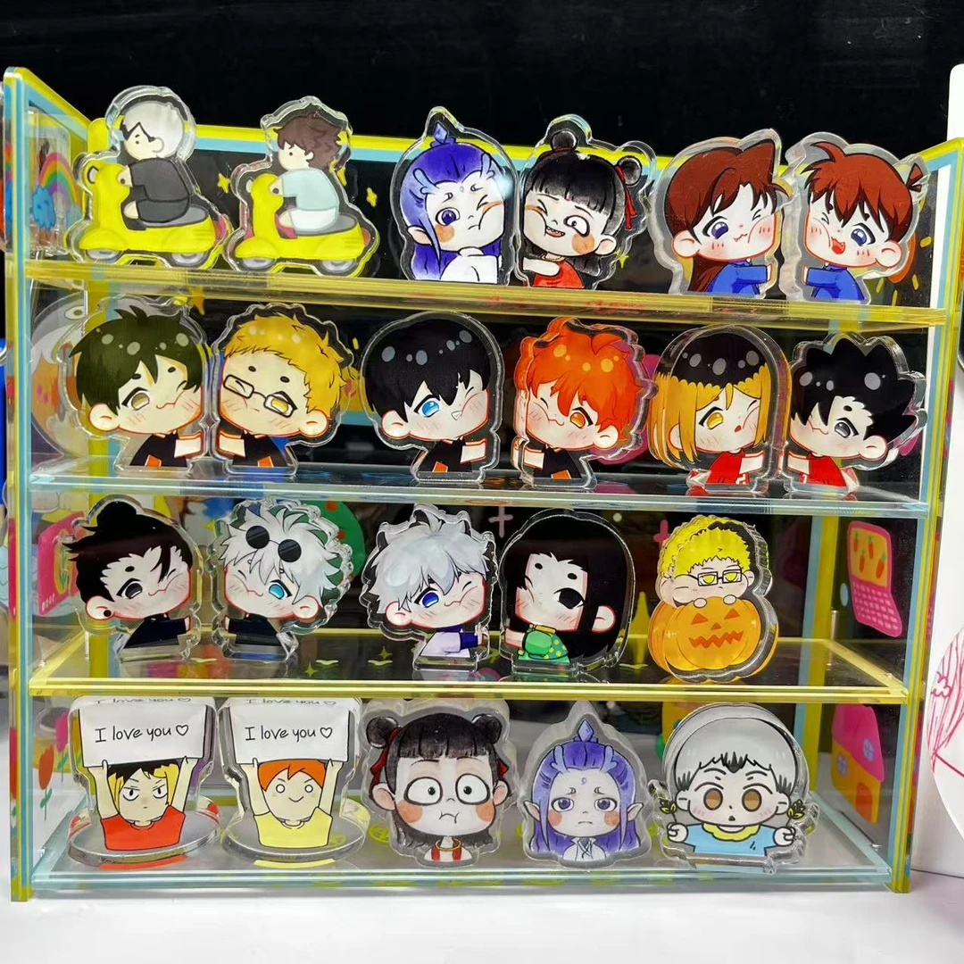 ins风可爱小排球亚克力摇摇砖手绘及川日向月岛小砖礼物diy摆件