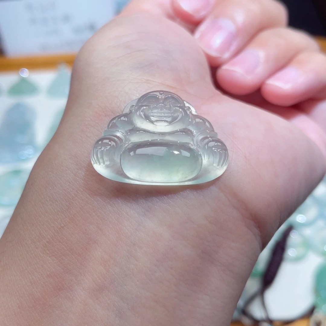 颈饰未镶嵌翡翠佛公