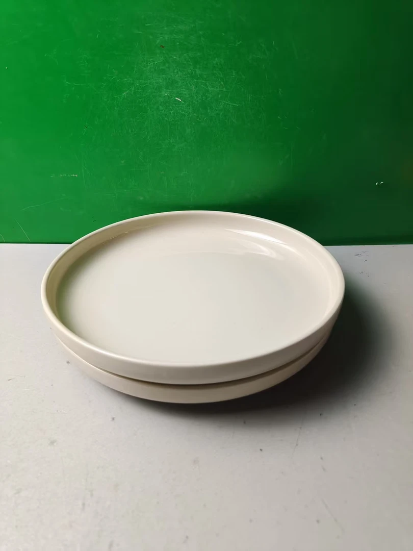 m1629 盘2个(口径20,高2)陶瓷餐具 B12
