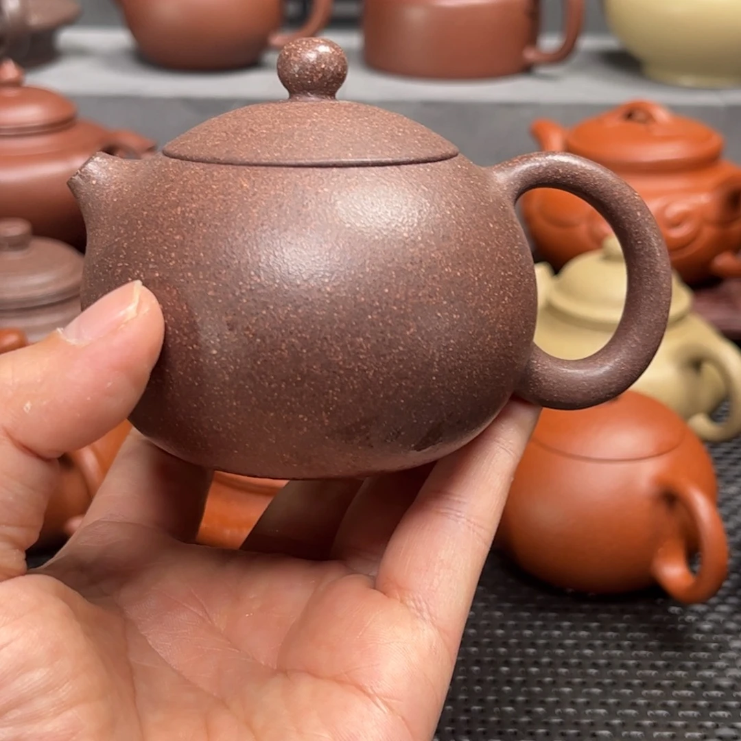 紫砂茶壶紫砂紫砂桃花泥