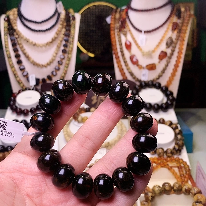 琥珀未镶嵌裸石16+翳珀407