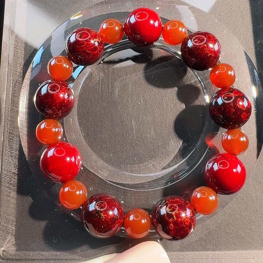 非遗大漆珠珠 赤宝砂 卡1.5 烈阳炎焱