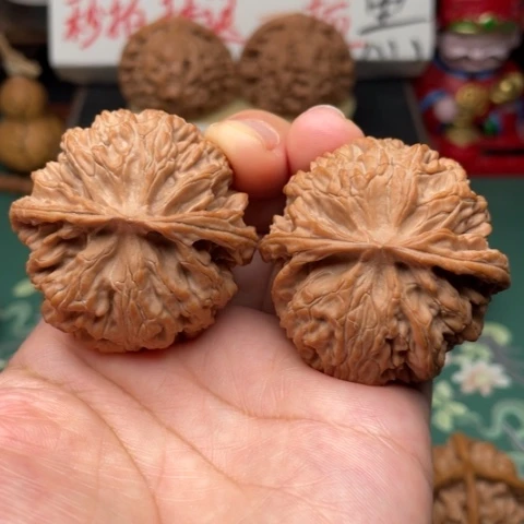 【闪购商品】把件文玩核桃43.5全品苹果园