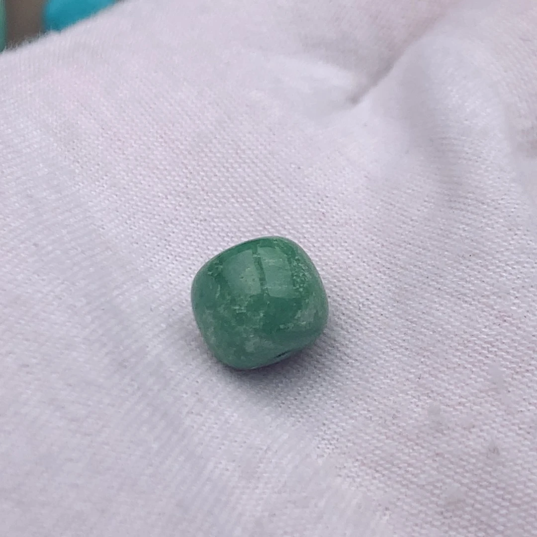 未镶嵌绿松石珠宝奇石玉化菜籽老型珠