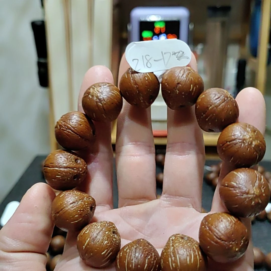 观***3手串紫金鼠18-D2巴西原皮紫金鼠