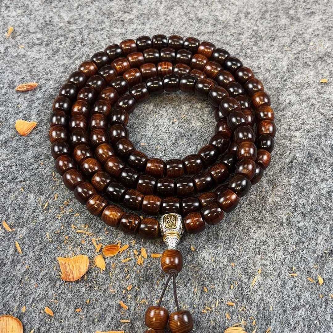 崖柏太行崖柏绿色结油手串五灵脂9/1.0国工