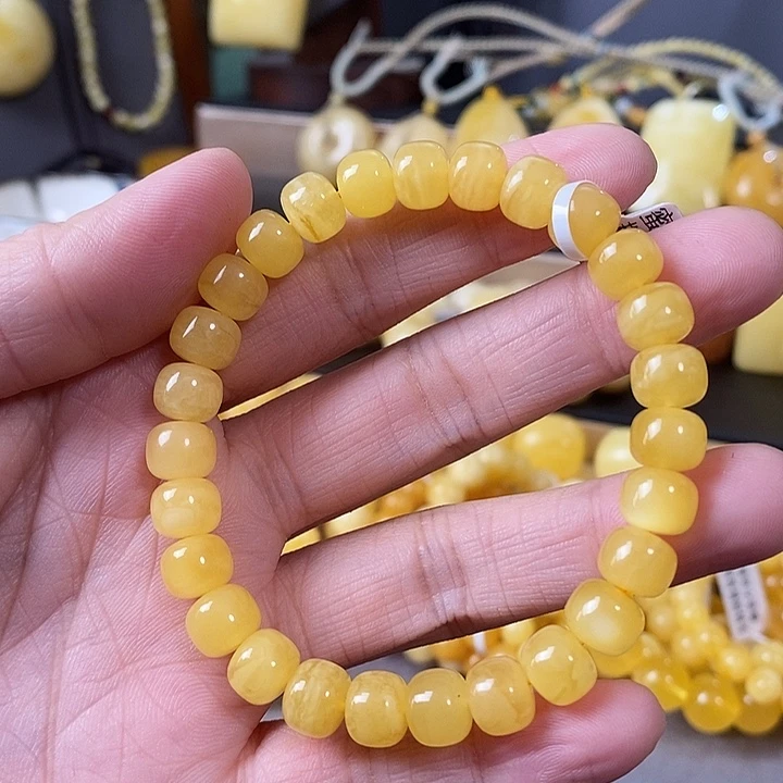 琥珀未镶嵌裸石单圈