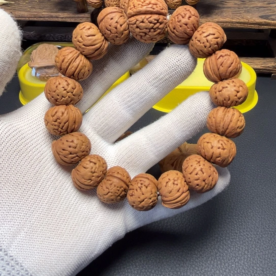 把件文玩核桃精品【钮扣】桃核