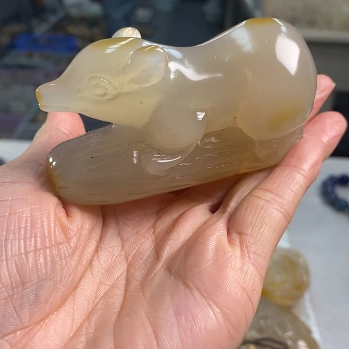 玛瑙/玉髓吊坠(不含链)未镶嵌